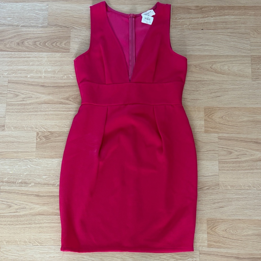 Everly Vibrant Pink Mini Dress